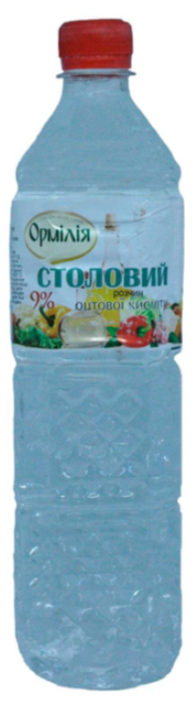 Розчин оцтової кислоти Ормілія столовий 9% 0,950 л